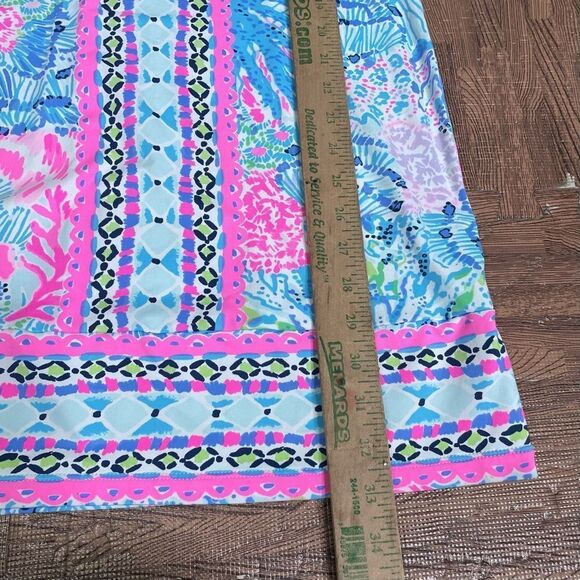 Lilly Pulitzer UPF 50+ Nadine Sink or Swim Engineered Chilly Lilly Dress - Picture 6 of 7